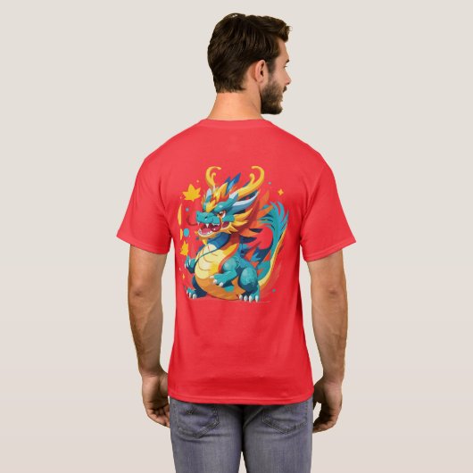 アニメ素晴らしドラゴン Tシャツ (裏面フル)