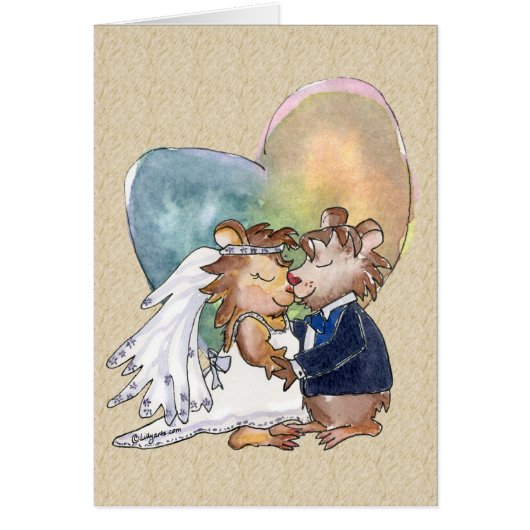 アニメ結婚のダンスカップル (正面)