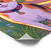 アニメ聞10代の若者の音楽歩く彼女の犬 ポスター (角)