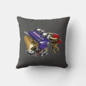 アニメ色六気筒ターボエンジンデザイン クッション (裏面)