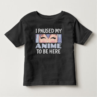 アニメ視聴を一時停止してここに来た 面白いアニメファン トドラーTシャツ