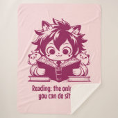 アニメ読キャットボーイの本おもしろいと本の引用文 シェルパブランケット (正面)