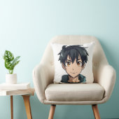 アニメ超能力者の喜び - 若い男性キャラクター クッション (椅子)