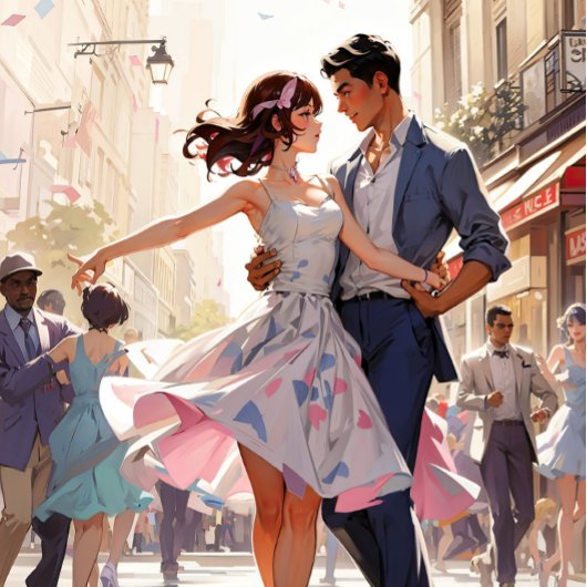 アニメ踊りジグソーパズル ジグソーパズル