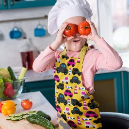 アニメ車（黄色） エプロン