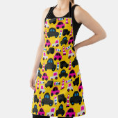 アニメ車（黄色） エプロン (インサイチュ)