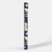 アニメ過多かわいいパターンブルーBG Case-Mate iPhoneケース (裏面 / 右)