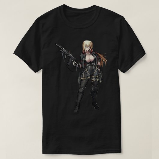 アニメ銃アニメ銃 Tシャツ (デザイン正面)