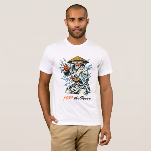 アニメ雷の使い手 Tシャツ (正面フル)