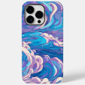 アニメ青い波、青い波の美学 Case-Mate iPhoneケース (裏面)