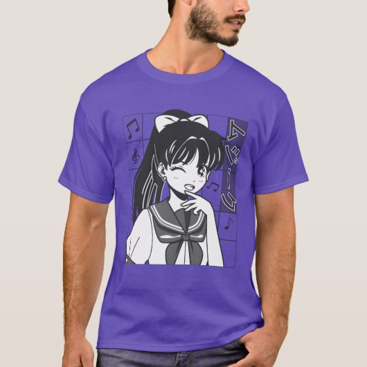 アニメ音楽 Tシャツ (正面)