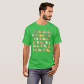 アニメ風ちび猫の女の子 Tシャツ (正面フル)