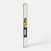 アニメ風のかわいい雲のスマホケース iPhone 16ケース (右側面)