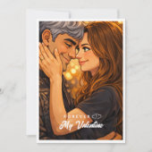 アニメ風バレンタインデーカード シーズンカード (正面)