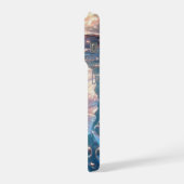 アニメ風パールハーフムーン・ベタ iPhoneケース (左側面)