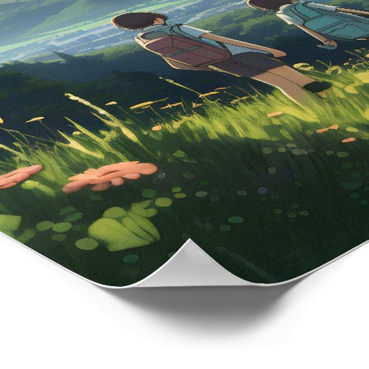 アニメ風景 ポスター (角)