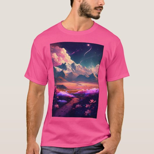 アニメ風景 Tシャツ (正面)