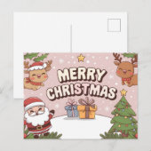 アニメ魅力的メリークリスマスカード シーズンポストカード (正面/裏面)