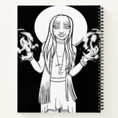 アニメ魔女イングリッシュスクールで色を付ける ノートブック (裏面)