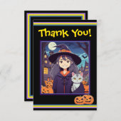 アニメ魔女 サンキューカード (正面/裏面)