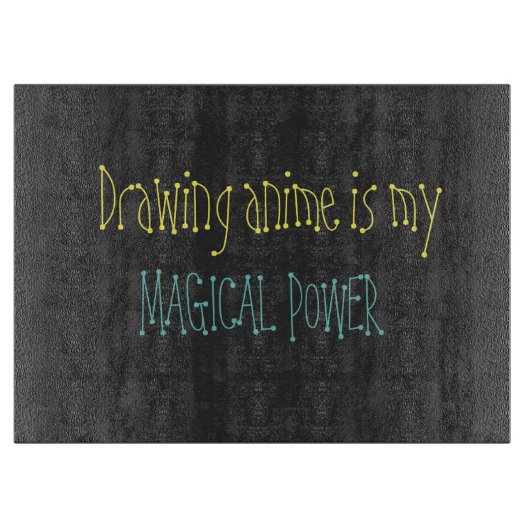 アニメ魔法 – カッティングボード (正面)