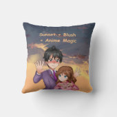 アニメ魔法 – サンセット赤面 クッション (裏面)