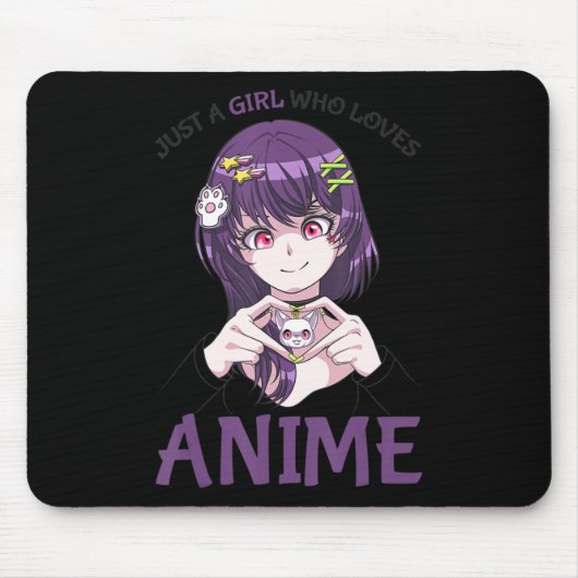 アニメ10代の女の子が大好きな女の子がSt マウスパッド (正面)