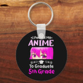 アニメ5年生の卒業2025オタクを一時停止 キーホルダー (正面)