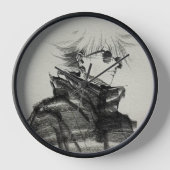 アニメ・インスピオ 壁時計 (正面)