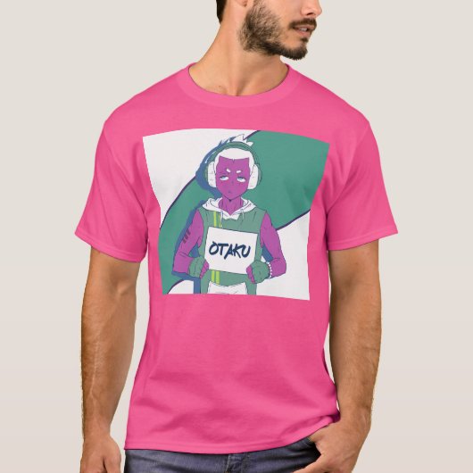 アニメ・オタク Tシャツ (正面)