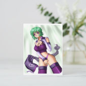 アニメ・カバーアップ・ガール ポストカード (スタンド正面)