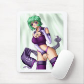 アニメ・カバーアップ・ガール マウスパッド (マウス)