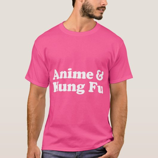 アニメ&カンフーかわいい Tシャツ (正面)