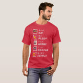 アニメ ガミング おもしろ アニメ好きな人と繋がりたい ゲーマー男子 女子 Tシャツ (正面フル)
