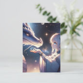 アニメ・ガールとドラゴン神秘的 ポストカード (スタンド正面)