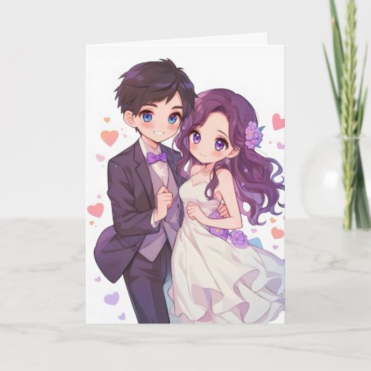 アニメ・ガールボーイ結婚ズ・カップル シーズンカード (正面)