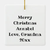 アニメ・ガール遊ズ・ザ・バイオリンとアクソロtls セラミックオーナメント (裏面)