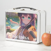 アニメ・ガール遊ズ・ザ・バイオリンとアクソロtls メタルランチボックス (インサイチュ)