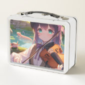 アニメ・ガール遊ズ・ザ・バイオリンとアクソロtls メタルランチボックス (裏面)