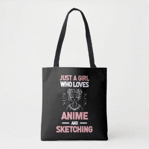 アニメ·ガール·コスプレ·10代のマンガスケッチ トートバッグ