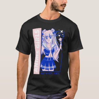 アニメ・ガール・マジカルパワー Tシャツ