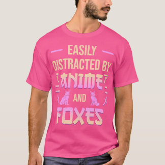 アニメ・キツネかわいいアニメ愛日本の王拓 Tシャツ