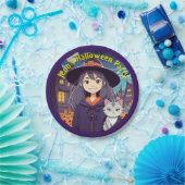 アニメ・キャット・アンド・ウィッチ ペーパープレート (パーティー)