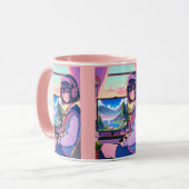 アニメ・ゲーム・ガール マグカップ (正面左)