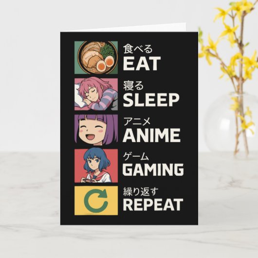 アニメ ゲーム 三昧の日常 カード (黄色い花)