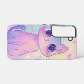 アニメ・コズミック・キャット・ケース SAMSUNG GALAXYケース (裏面横)