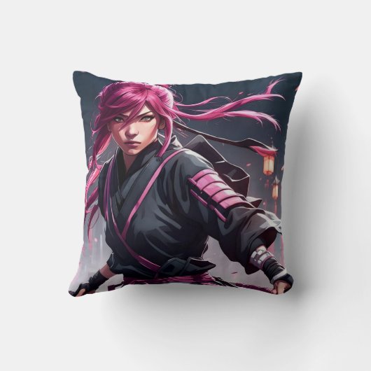 アニメ・サムライ クッション (裏面)