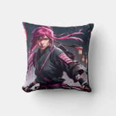 アニメ・サムライ クッション (正面)