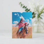 アニメ・ジャーニー・オン・乗馬自然 ポストカード (スタンド正面)