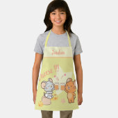 アニメ・タフィーとジェリー応援へチーズ エプロン (インサイチュ)